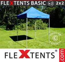 Faltzelt FleXtents Basic 2x2m Blau