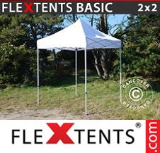 Faltzelt FleXtents Basic 2x2m Weiß