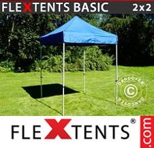 Faltzelt FleXtents Basic 2x2m Blau