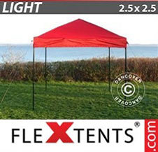 Faltzelt FleXtents Light 2,5x2,5m Rot