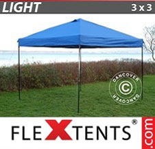 Faltzelt FleXtents Light 3x3m Blau