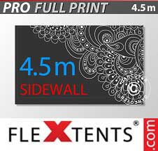 Faltzelt FleXtents PRO mit vollflächigem Digitaldruck 4,5m