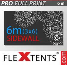 Faltzelt FleXtents PRO mit vollflächigem Digitaldruck 3x6m