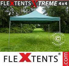 Faltzelt Flextents Pro Xtreme 4x4m Grün