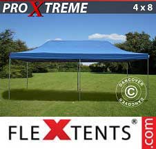 Faltzelt Flextents Pro Xtreme 4x8m Blau